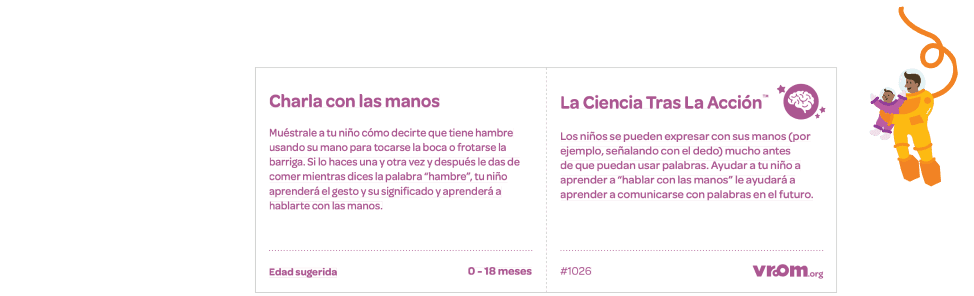 Charla con las manos actividad